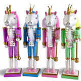 Unicorn Ornaments Bright Set of 4