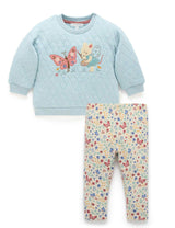 Quilted Windcheater & Legging Moonstone Melange