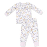 Floral Deer - Long Sleeve Loungewear Set