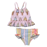 Girls Joy Tankini - Multi Soft Serve
