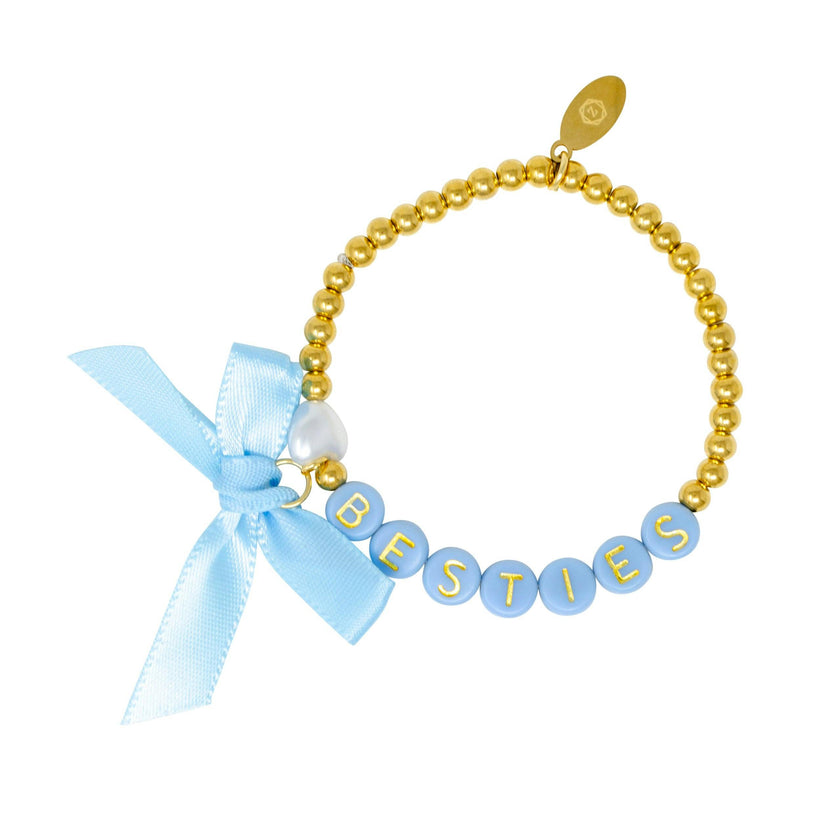 Girl's Girl's Besties Bow Stretchy Bracelet Set