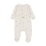Scattered Blossoms Layette Set Barely Pink