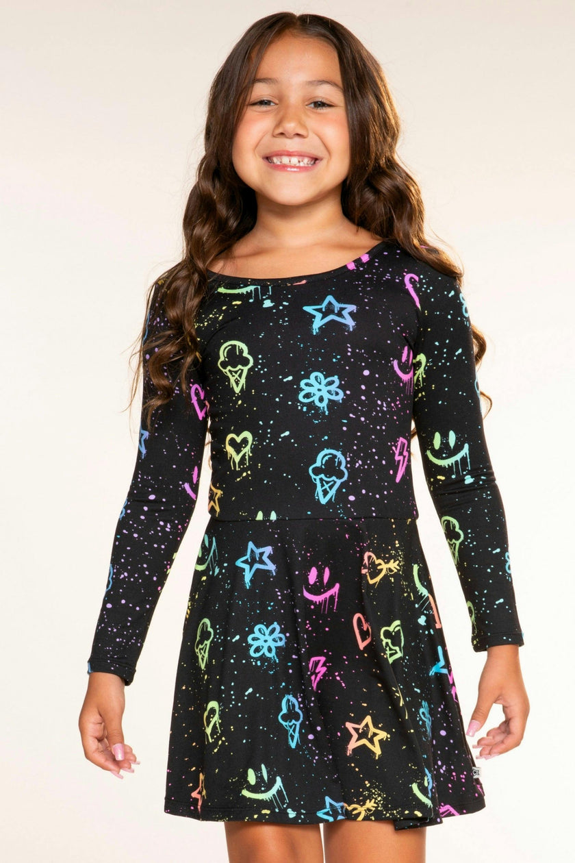 Simply Soft Long Sleeve Skater Dress