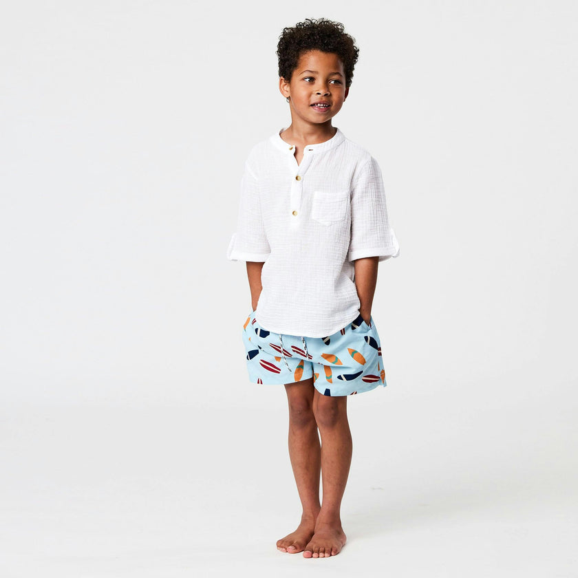 Frankie White Resort Shirt