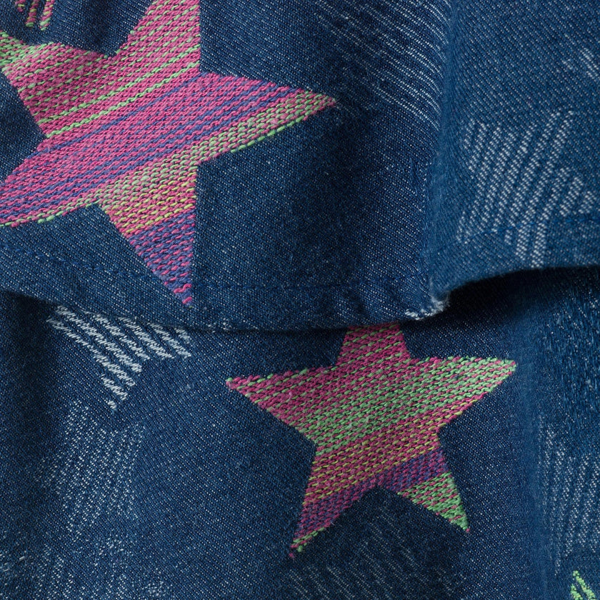Infant (9-24M) Two-Fer Dress | Metallic Star Twirl
