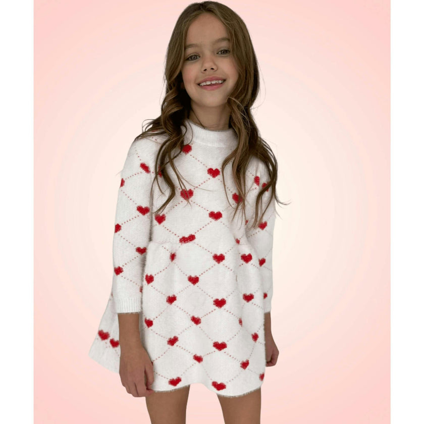 Sweetheart Sweater Dress