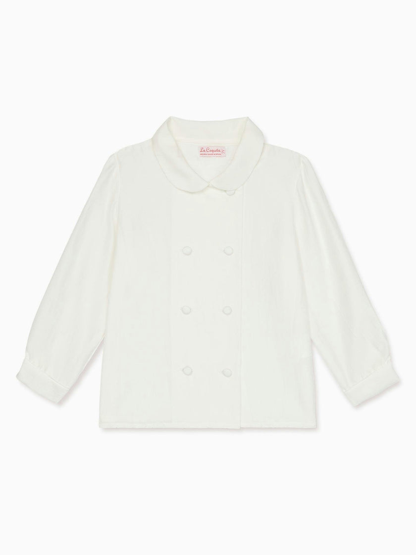 Ivory Sanpa Ceremony Long Sleeve Boy Shirt