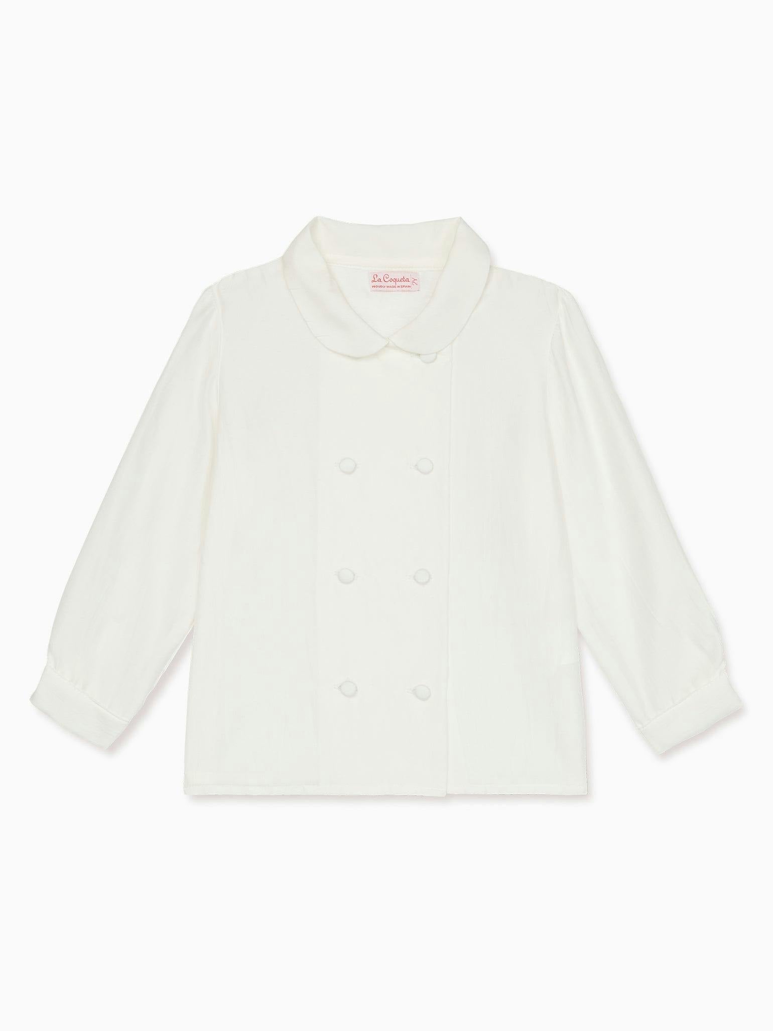 Ivory Sanpa Ceremony Long Sleeve Boy Shirt