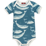 Blue Bamboo Short Sleeve One Piece