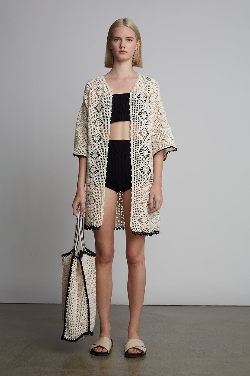 VERA CROCHET TOTE BAG