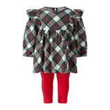 Tartan Top and Legging Set
