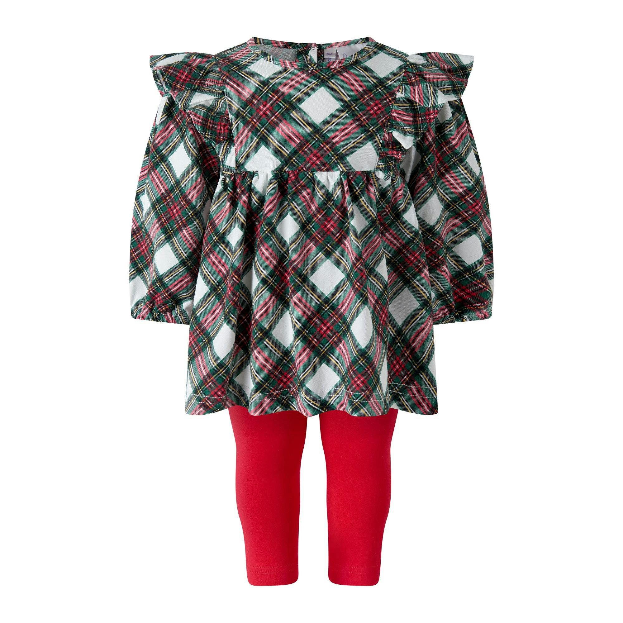 Tartan Top and Legging Set