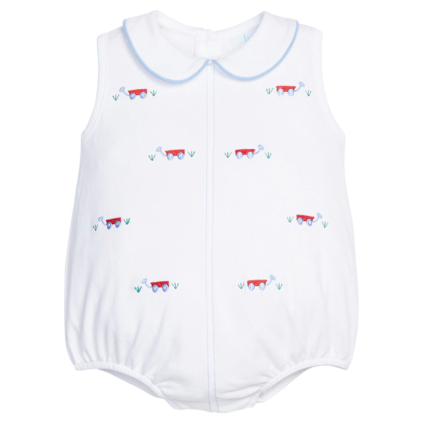 Embroidered Peter Pan Bubble - Wagon