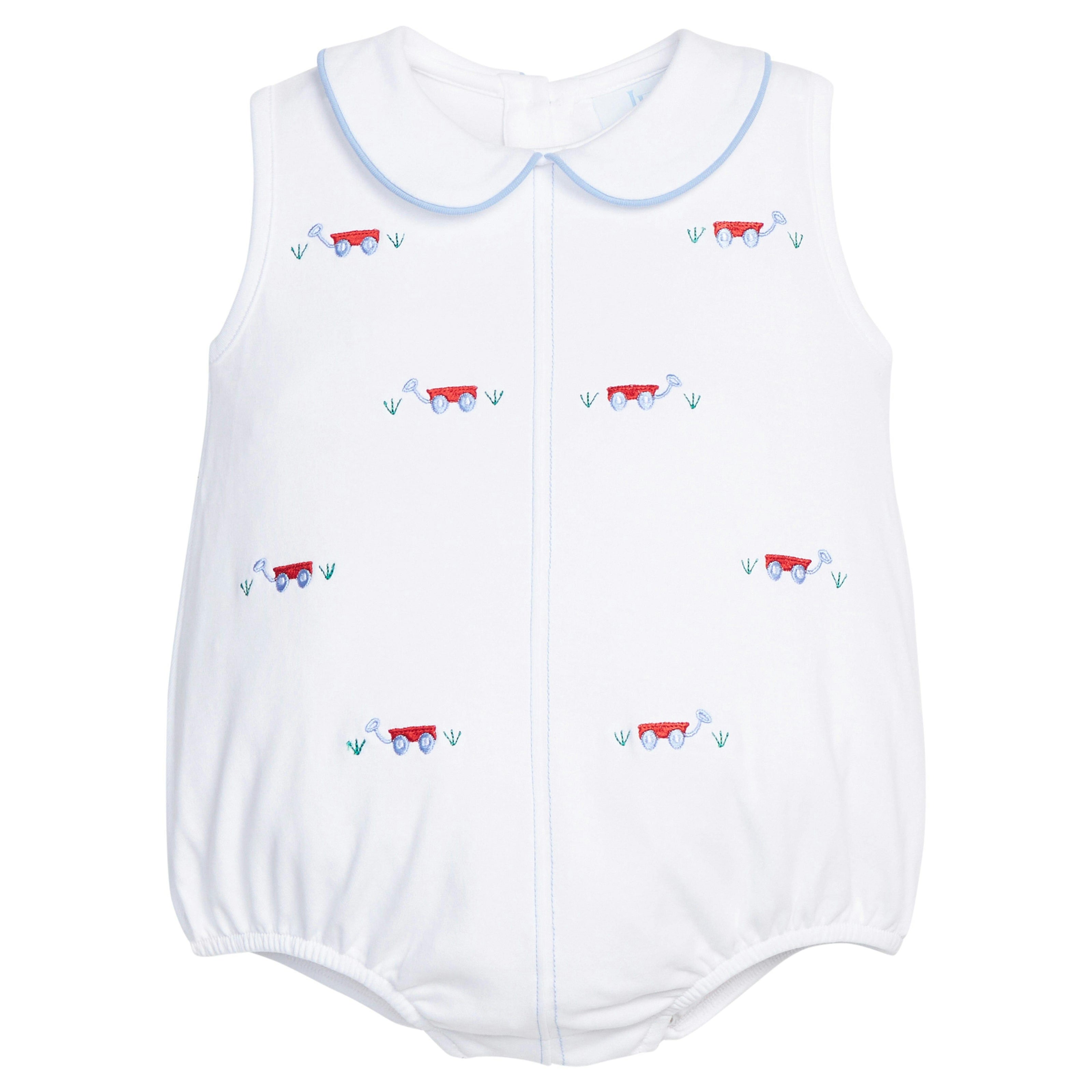 Embroidered Peter Pan Bubble - Wagon