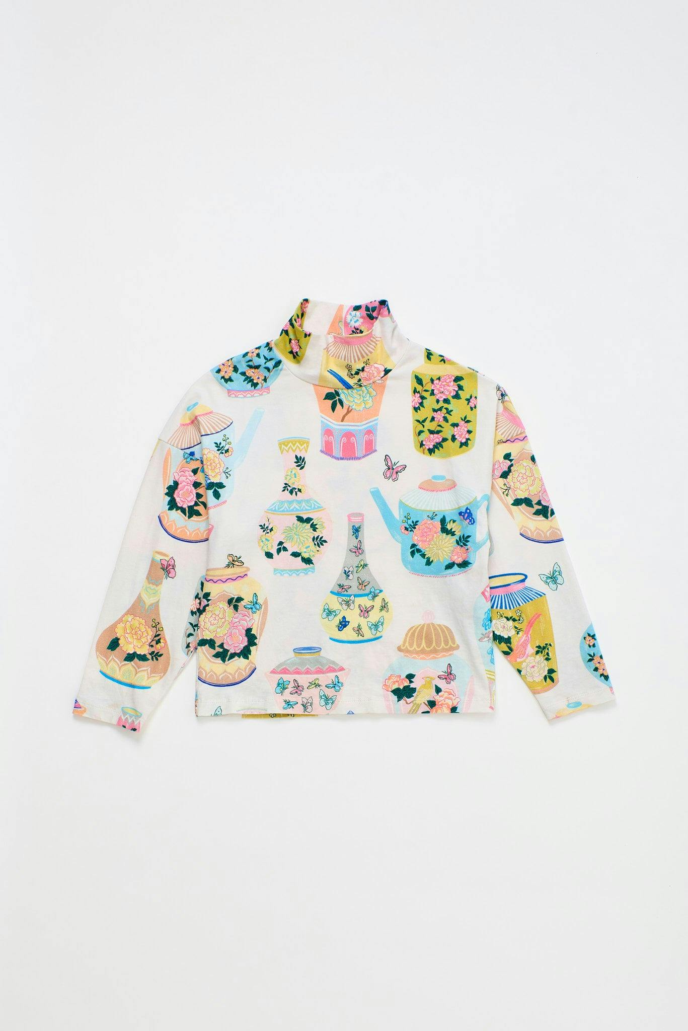 PORCELAIN TURTLE T-SHIRT CLOUDY WHITE