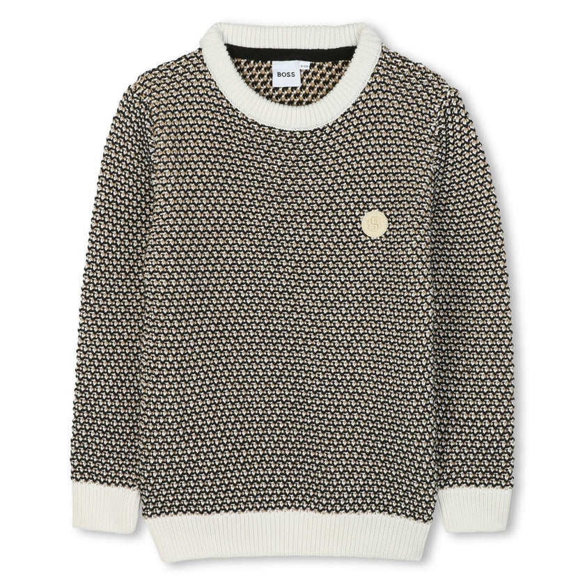Sweater With Embroidered Logo