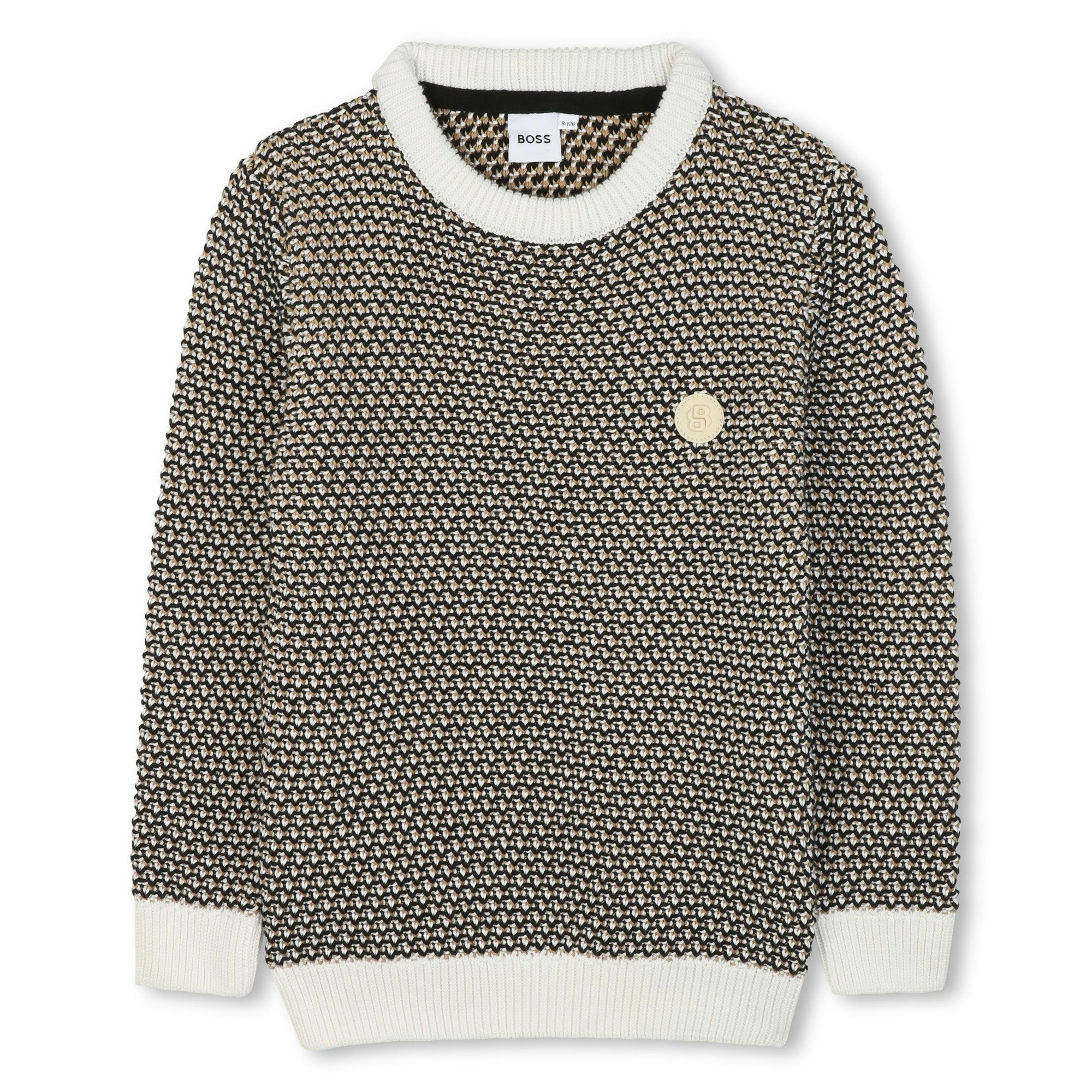 Sweater With Embroidered Logo