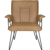 Johannes Mid-Century Modern Leather Arm Chair