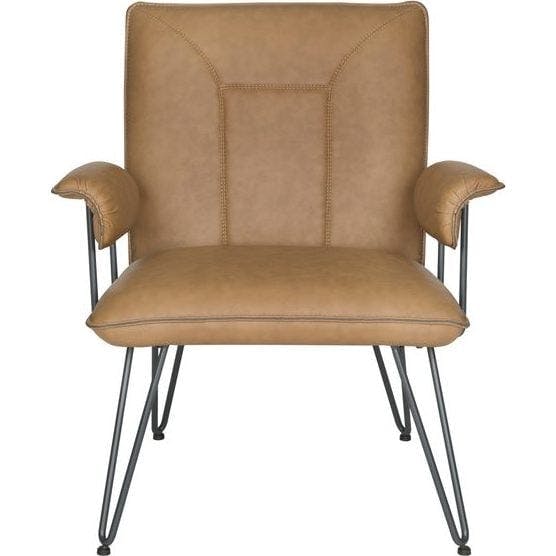 Johannes Mid-Century Modern Leather Arm Chair
