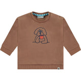 Dog Embroidered Sweatshirt