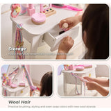 Teamson Kids Dreamy Makeup Vanity Set Mirror & Drawer
