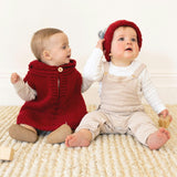 Poncho with hood - Red