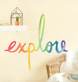 Watercolor Words • Explore • Peel-and-Stick Wall Decals