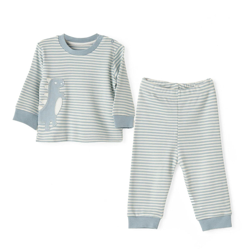 Dino Stripe PJ Set