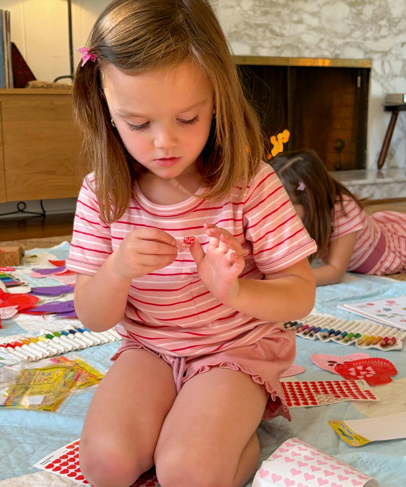 Willie T-Shirt, Petal Mini Stripe