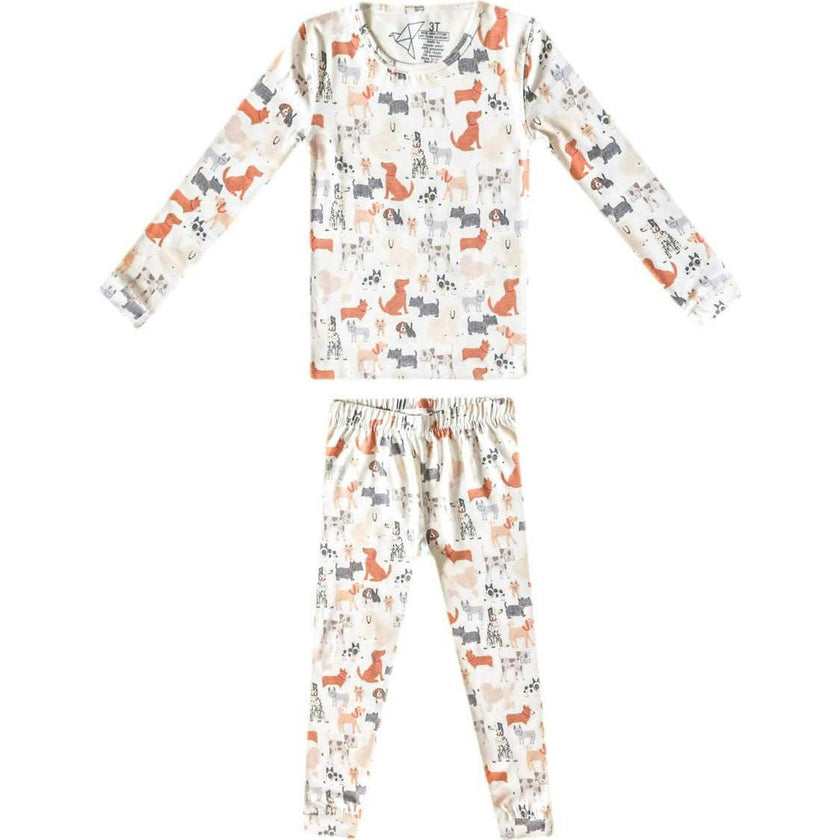 Ultra Soft Long Sleeve Two-Piece Pajama Set, Prints