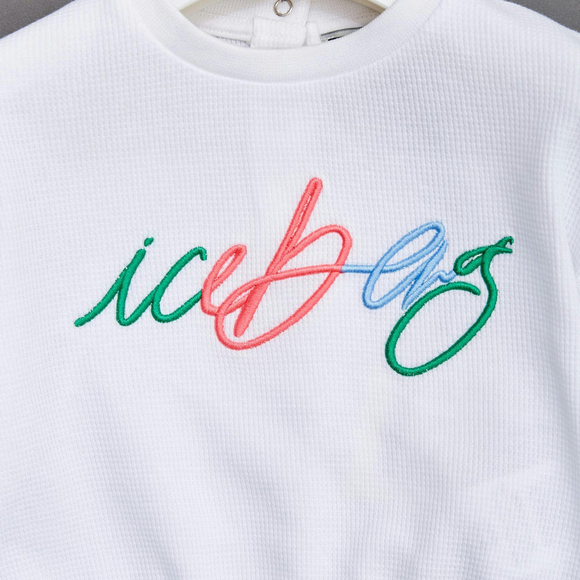 ICEBERG Pastel Vibes Side Stripe Sweatshirt