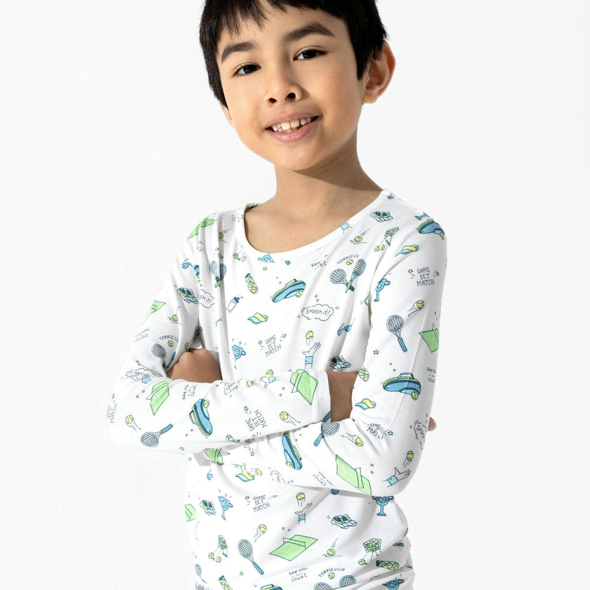Tennis Bamboo Kids Pajamas