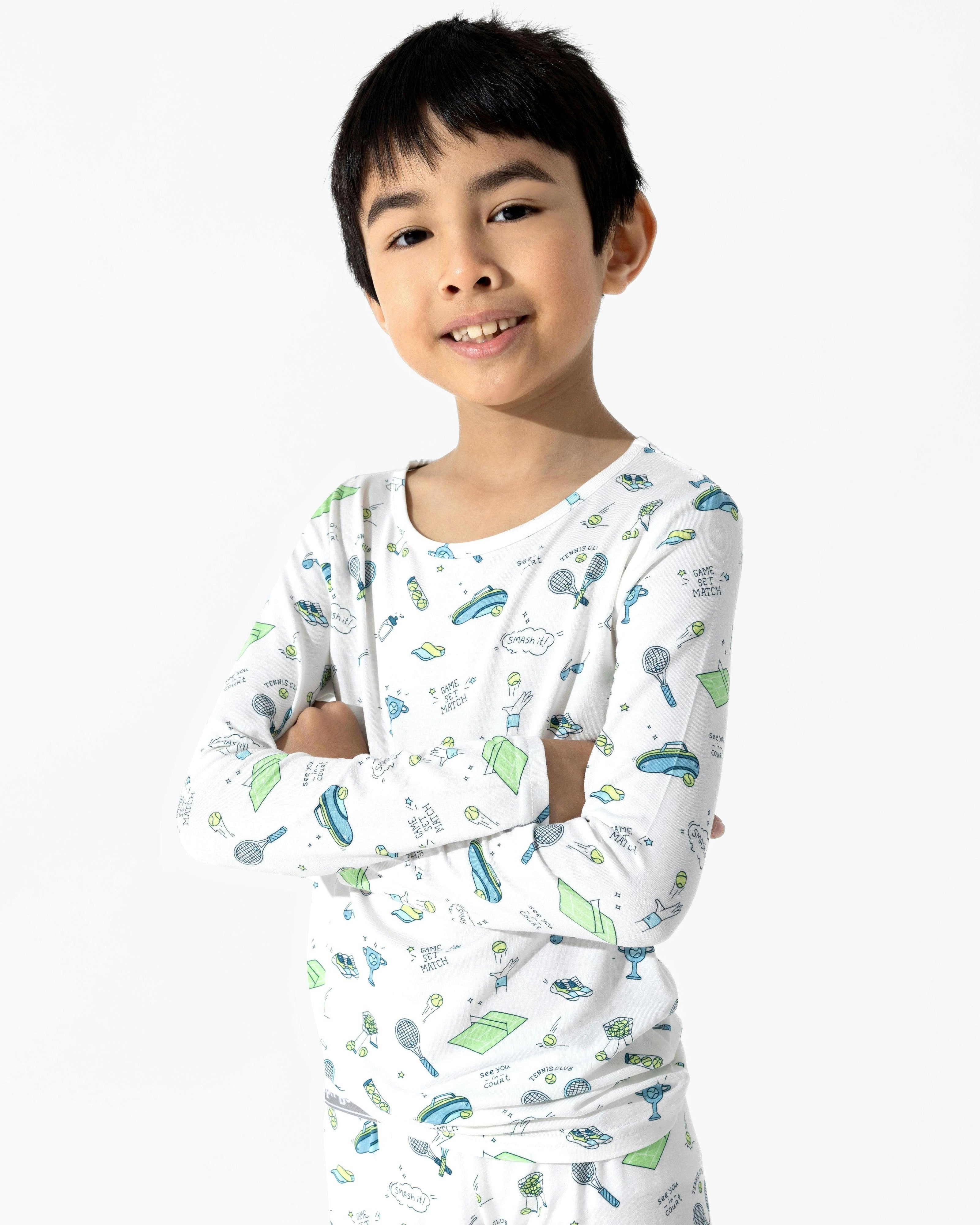 Tennis Bamboo Kids Pajamas