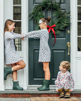 The Organic Rib Long Sleeve Dress [Fa La La]