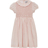 Willow Rose Hand Smocked Dress in Pink
