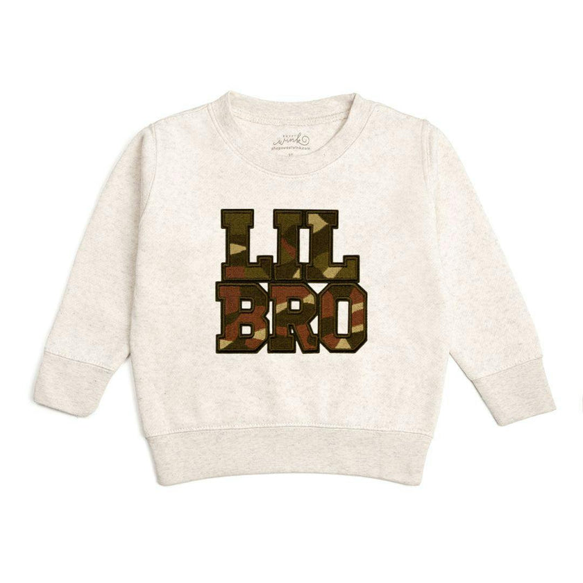 Lil Bro Camo Patch Sweatshirt