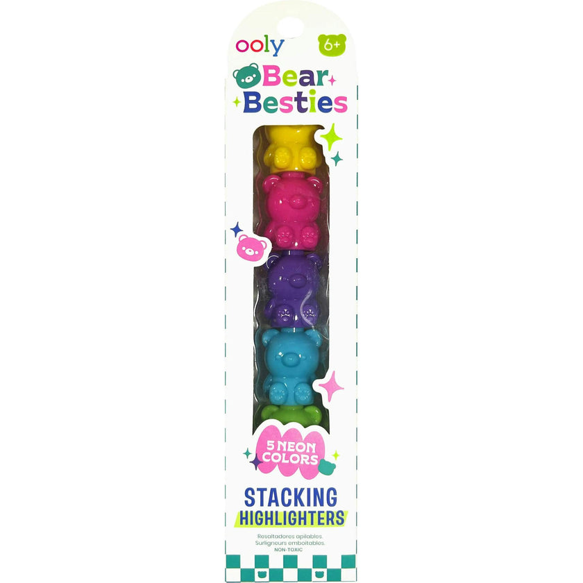Bear Besties Stacking Highlighters - 5 Color