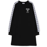 Black Monogram Tape Dress