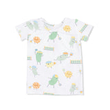 Pickles Playing Pickleball - Short Sleeve Loungewear Set