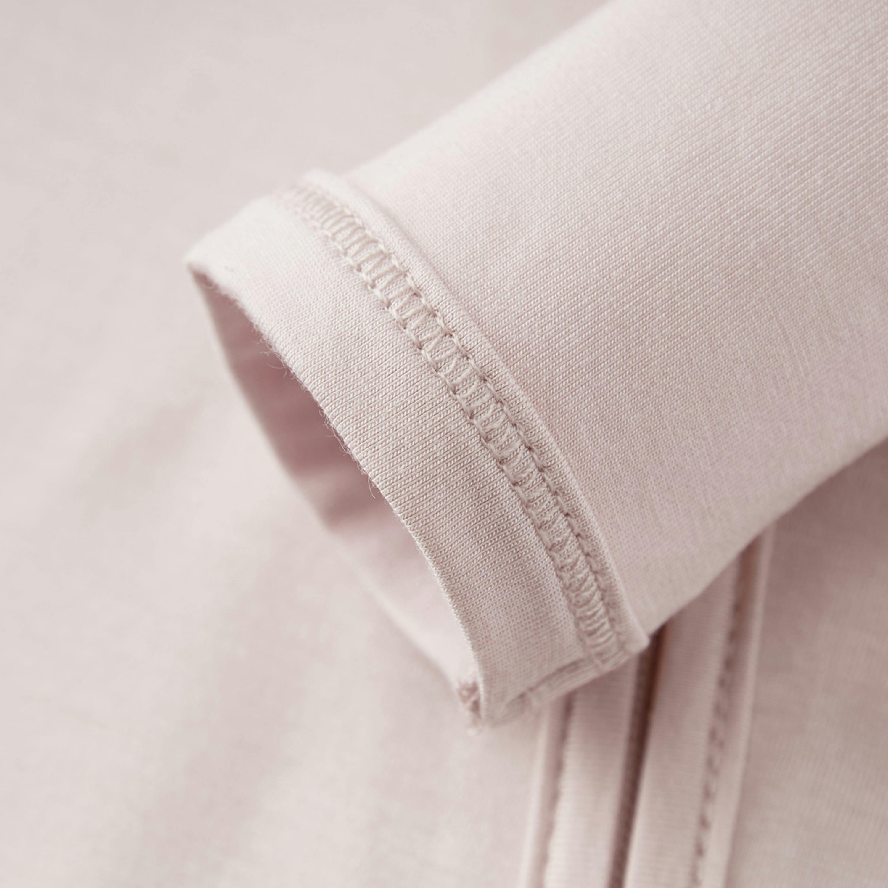 Sepia Rose Luxe Solid Zipper Footed Romper