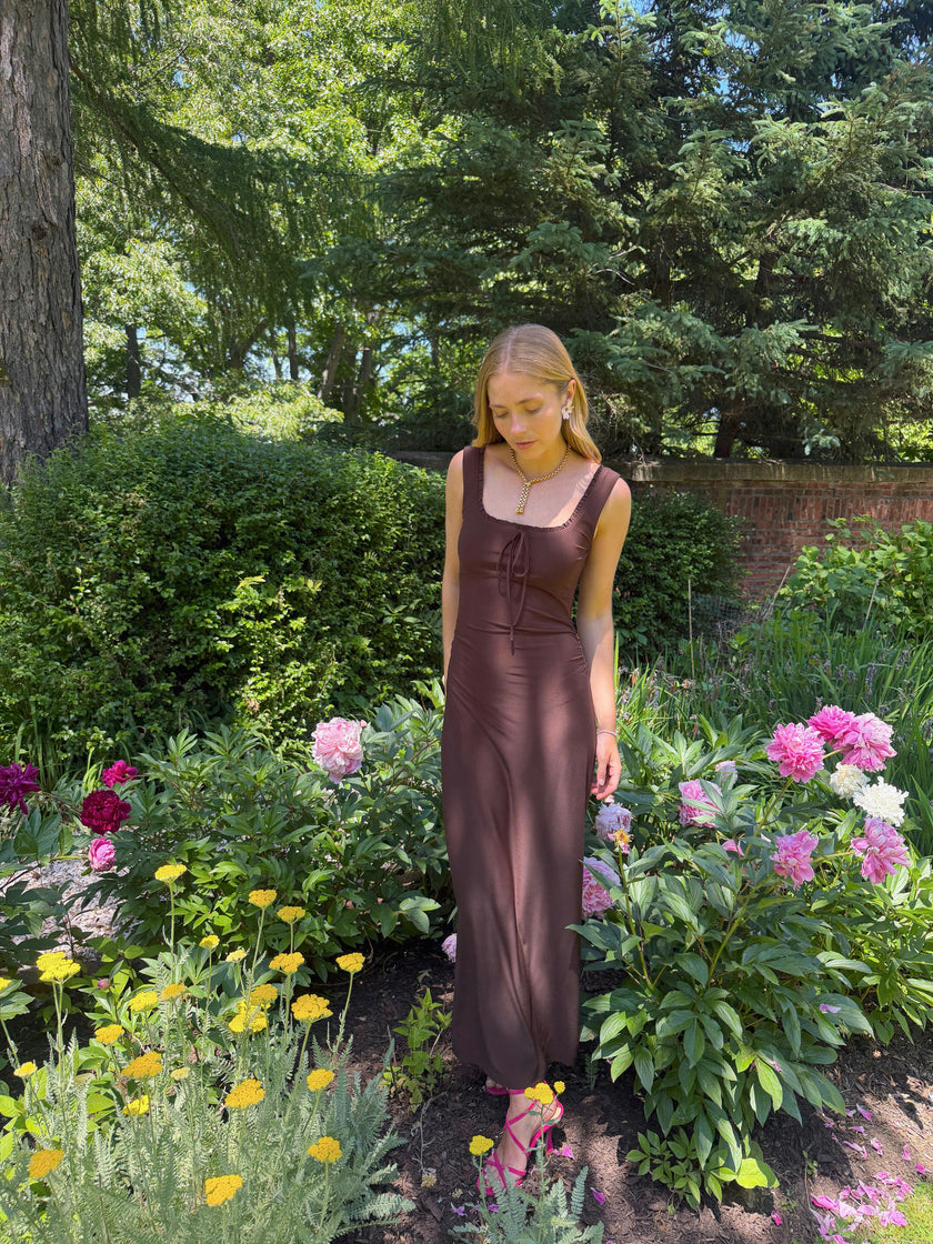 The Coraline Dress - Chocolate