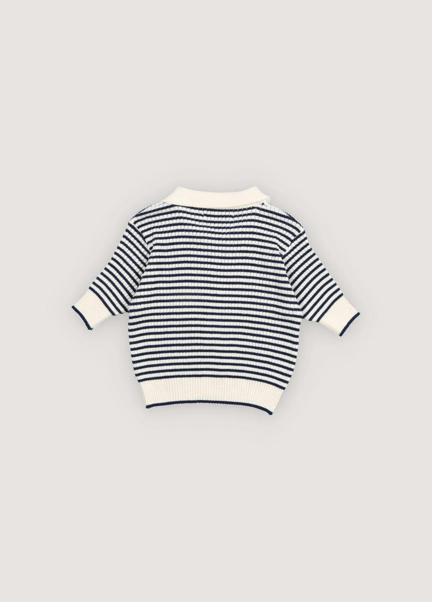 Azalea Polo Summer Midnight Mini Knit Stripes
