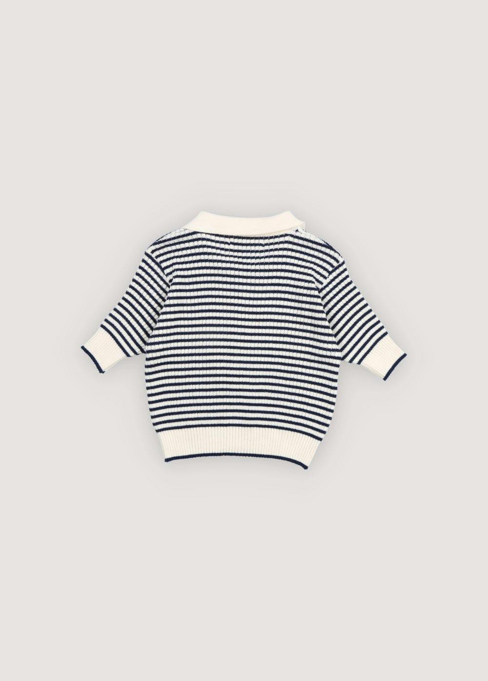 Azalea Polo Summer Midnight Mini Knit Stripes