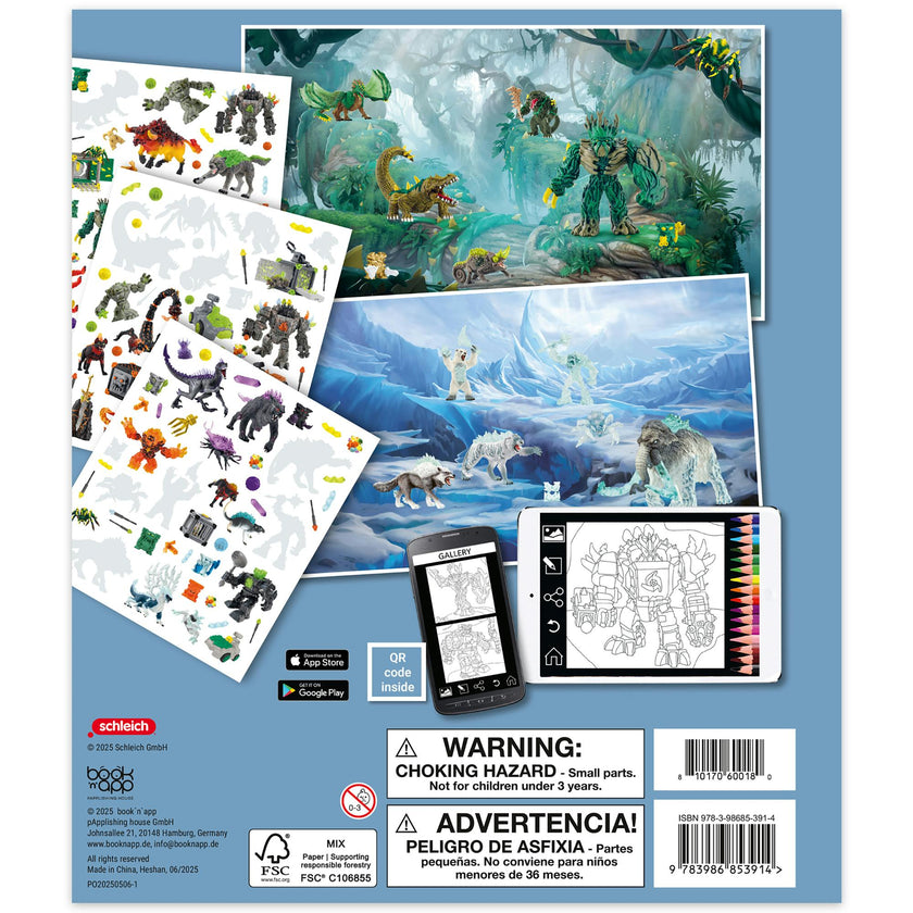 Panorama Sticker Book: Schleich Eldrador Creatures