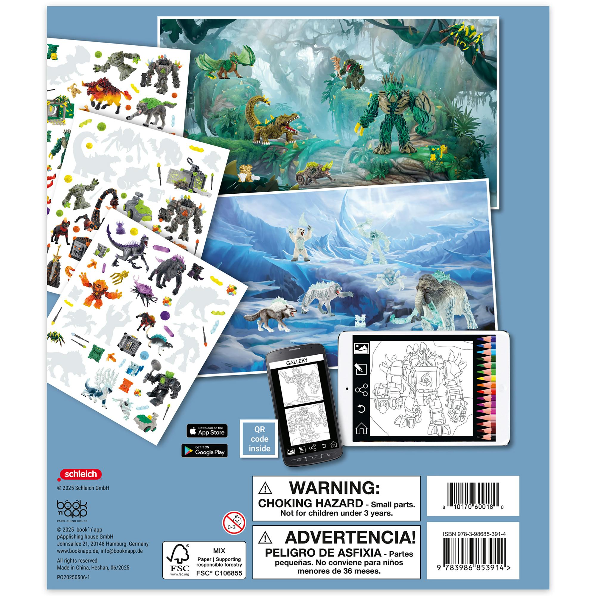 Panorama Sticker Book: Schleich Eldrador Creatures
