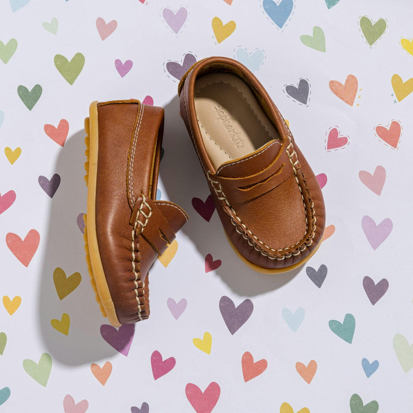 Toddler JP Moccasin | Saddle Suede