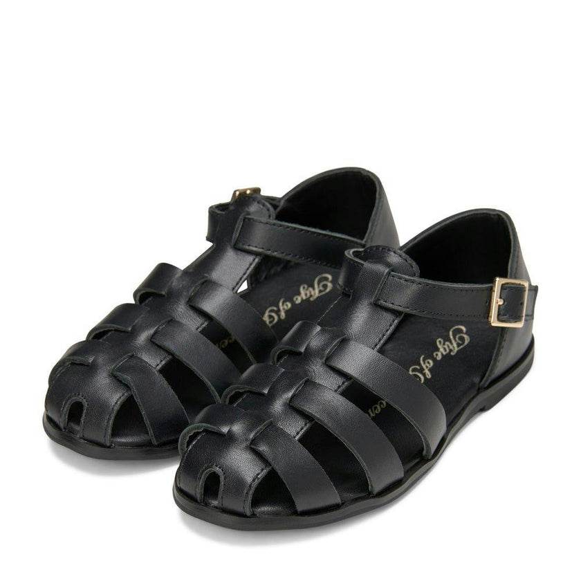 Lana Interlocked Leather Strap Sandals