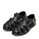 Lana Interlocked Leather Strap Sandals