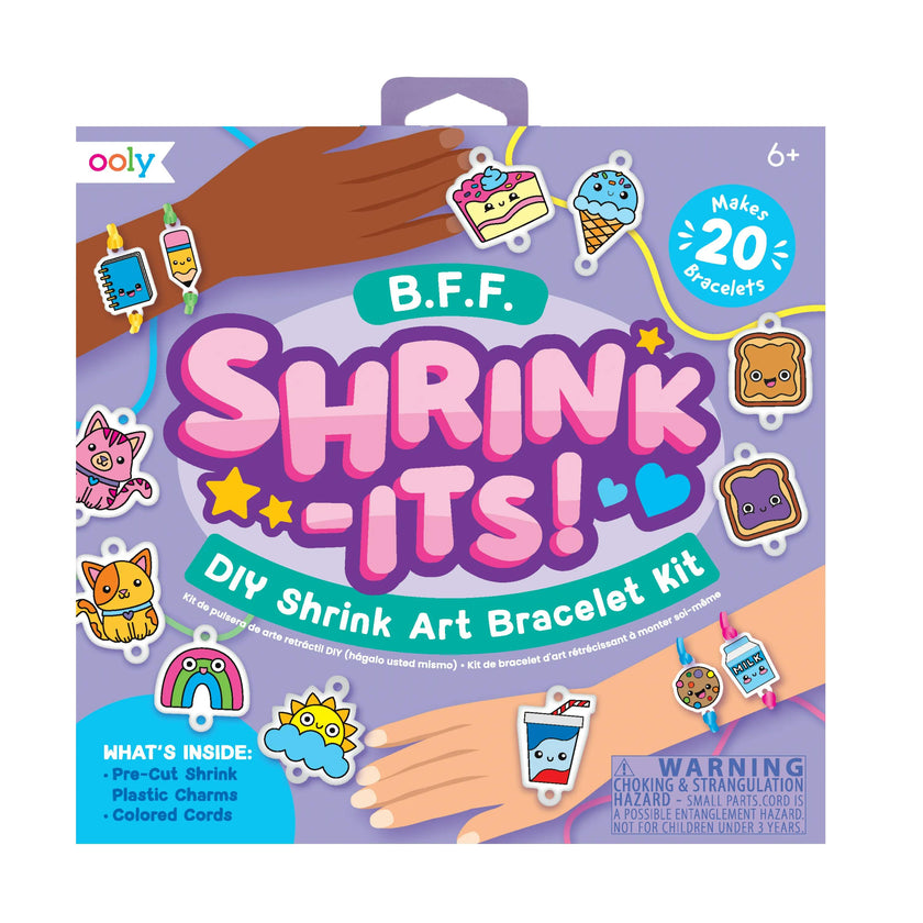 Shrink-its! DIY Shrink Art Bracelet Kit - BFF - 20 Bracelets