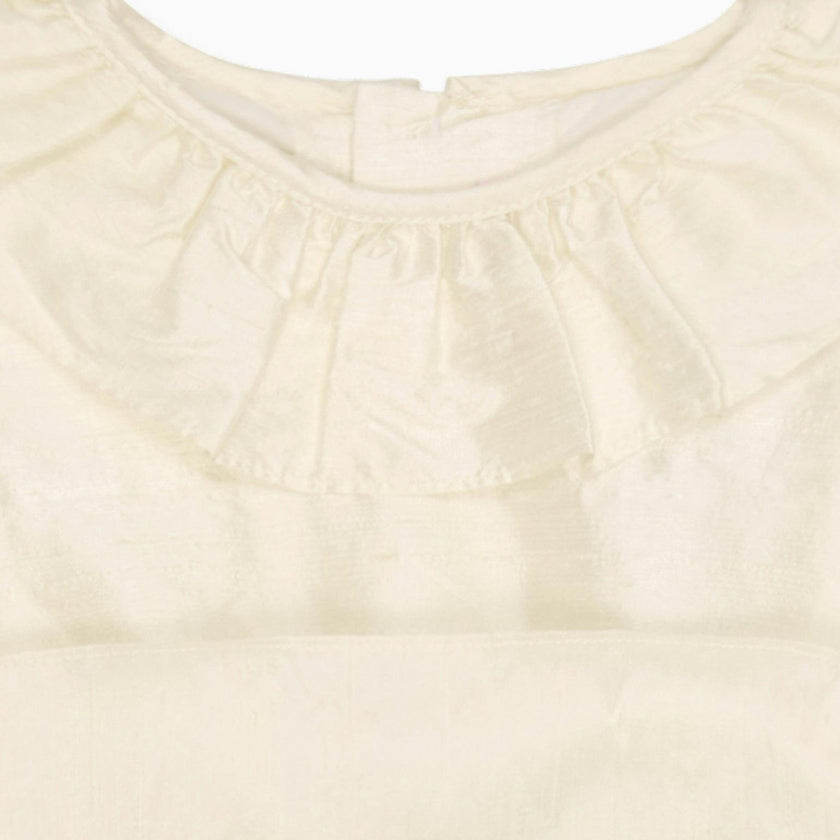 Ivory Azalea Ceremony Silk Girl Dress